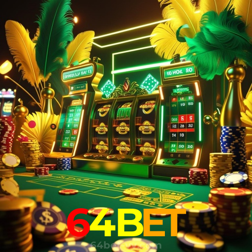 Cassino 64BET: experiência imersiva e prêmios reais